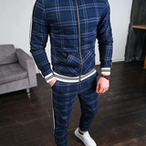 Brandon - Sportovní Set Kostkovaná Mikina Kalhoty