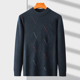 Wesley - Svetřík S Dlouhým Rukávem Kulatý Výstřih Vzorovaný Design